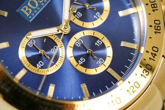 Hugo Boss Men's Watch Chronograph Ikon Yellow Gold - HB1513340 - Image 7